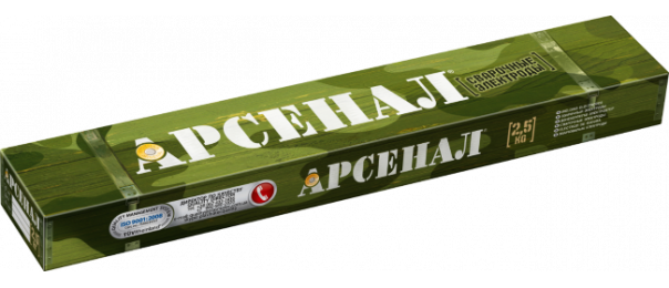 Электроды сварочные Арсенал МР-3, ф 3 мм (уп-2,5 кг) купить с доставкой в Тарбушево