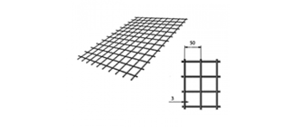 Сетка сварная (дорожная) 50х50х3мм 1х2м купить с доставкой в Тарбушево